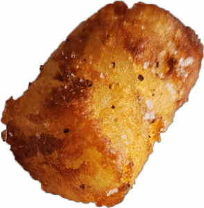 Perfect cooked single tater tot